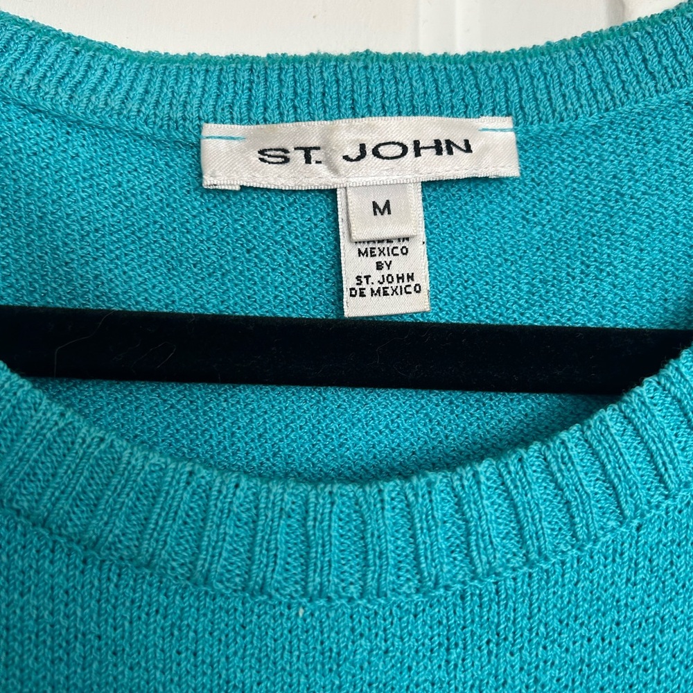 Teal‎ Sweater vest Knit Top - Picture 5 of 6